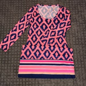 Lilly Pulitzer long sleeve shirt dress